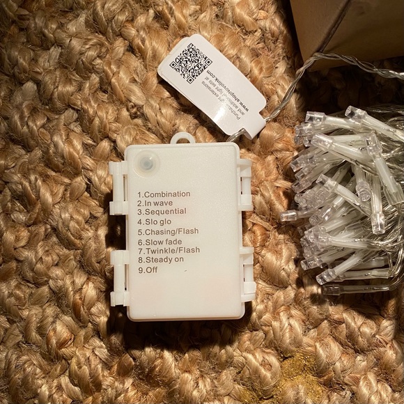 Clear White Fairy Lights Indoor Outdoor Micro Rice Lights Multi Function NWT - Picture 6 of 8